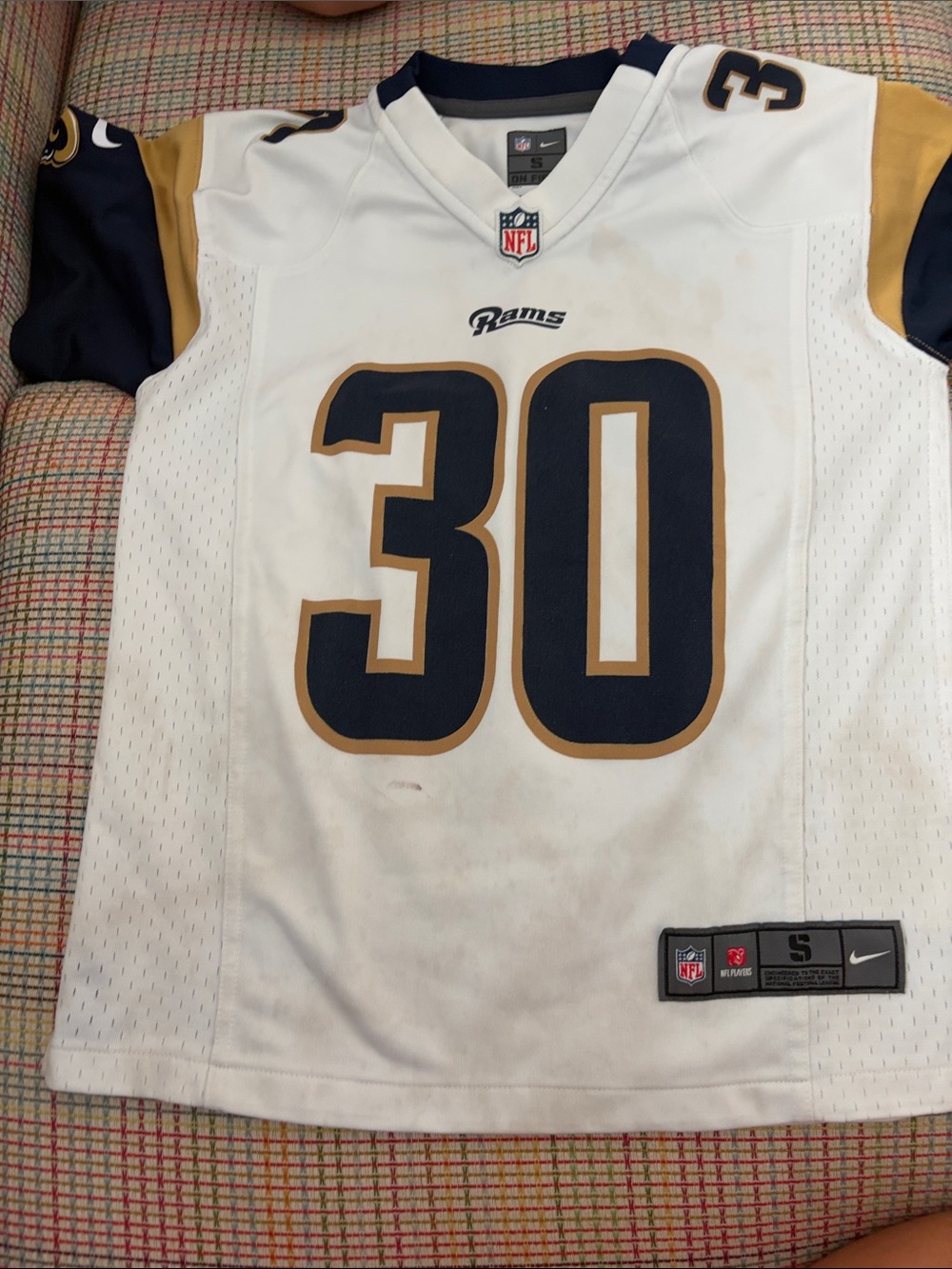 Youth Nike White Los Angeles Rams #30 Jersey